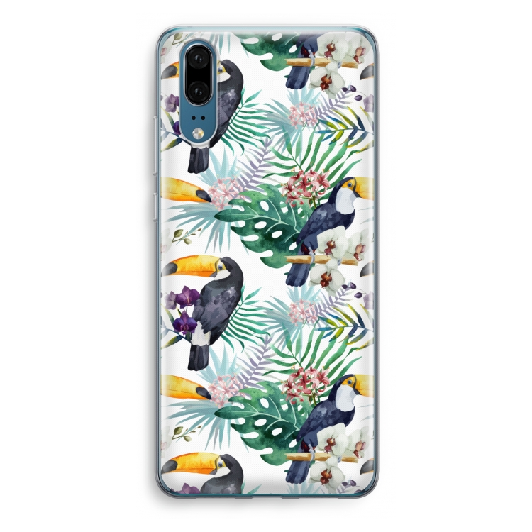 Tukans: Huawei P20 Transparant Hoesje