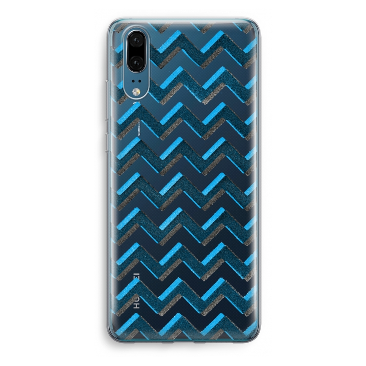 Onderbroken lijn: Huawei P20 Transparant Hoesje