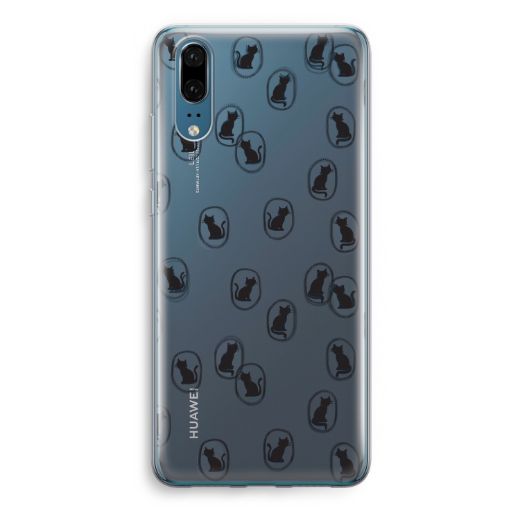 Miauw: Huawei P20 Transparant Hoesje