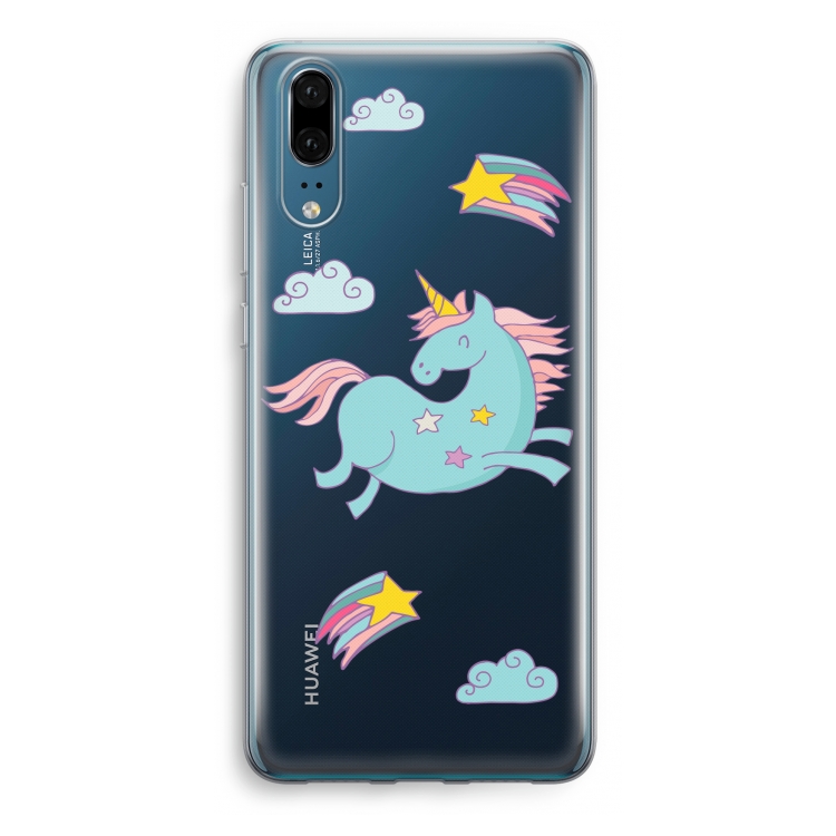 Vliegende eenhoorn: Huawei P20 Transparant Hoesje