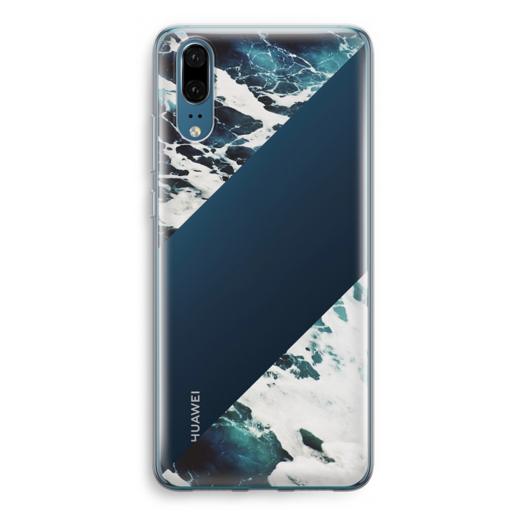 Golven: Huawei P20 Transparant Hoesje