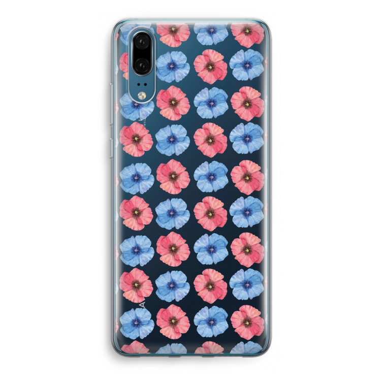 Klaproosjes: Huawei P20 Transparant Hoesje