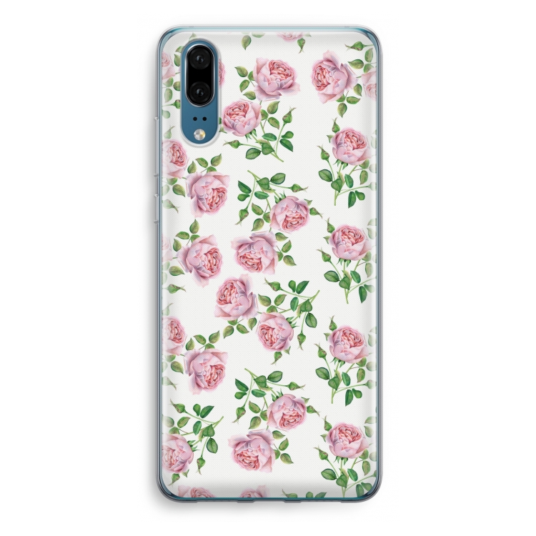 Kleine roosjes: Huawei P20 Transparant Hoesje