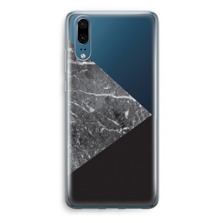 Combinatie marmer: Huawei P20 Transparant Hoesje