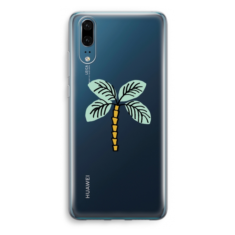 Palmboom: Huawei P20 Transparant Hoesje