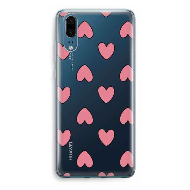 Ondersteboven verliefd: Huawei P20 Transparant Hoesje