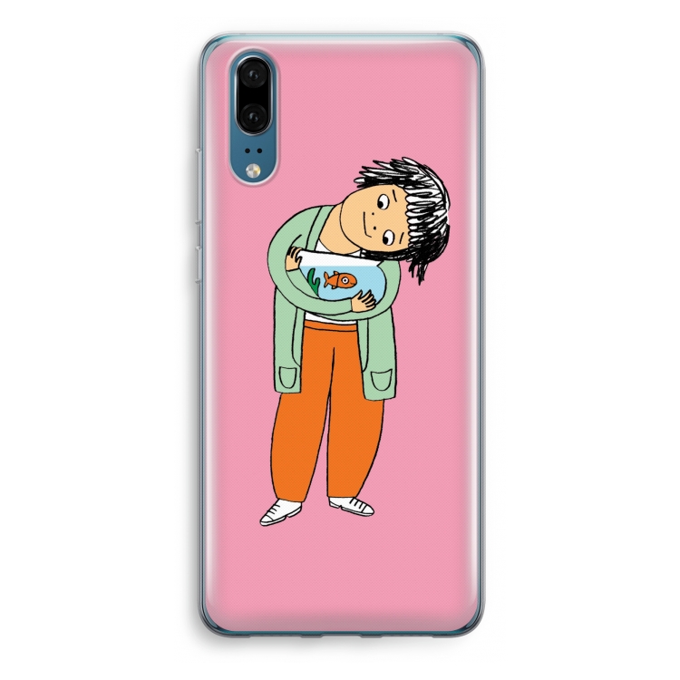 Visknuffel: Huawei P20 Transparant Hoesje