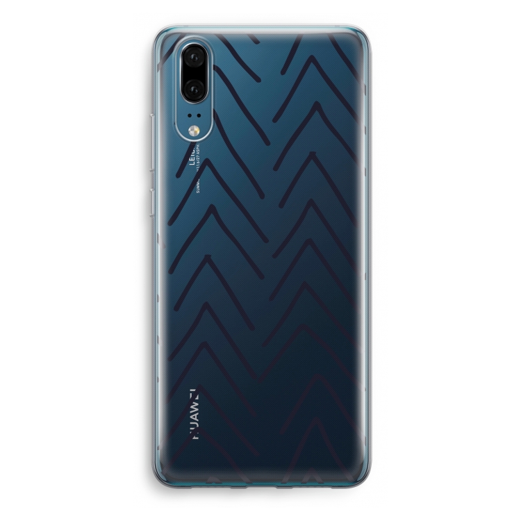 CaseCompany Marrakech Arrows: Huawei P20 Transparant Hoesje