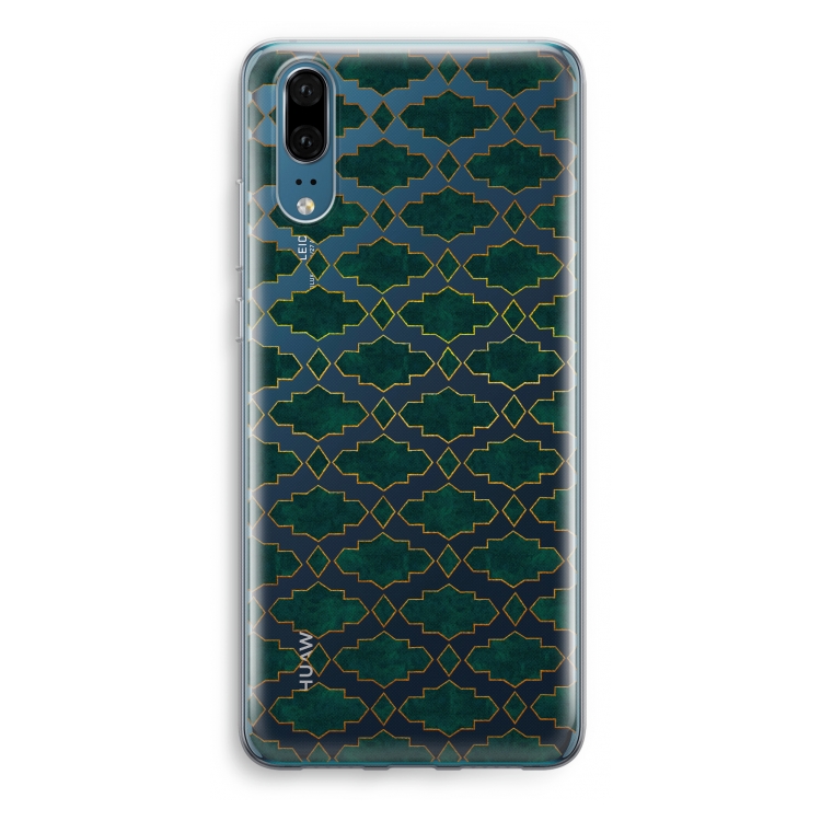 Moroccan tiles: Huawei P20 Transparant Hoesje
