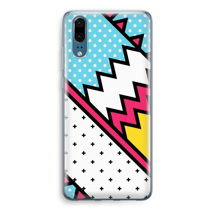 Pop Art #2: Huawei P20 Transparant Hoesje