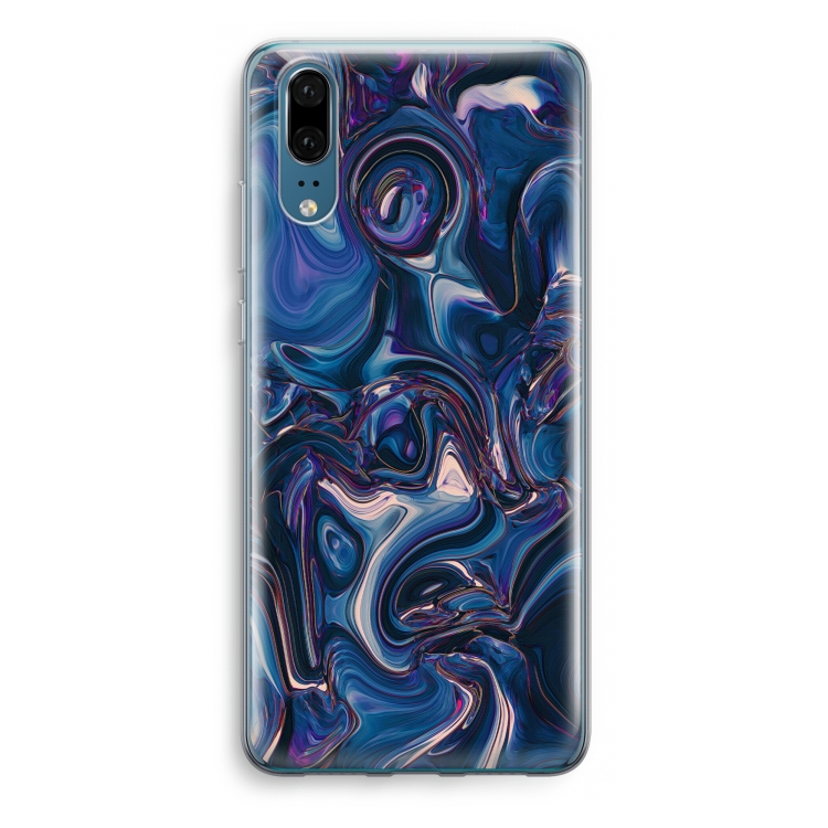 Mirrored Mirage: Huawei P20 Transparant Hoesje