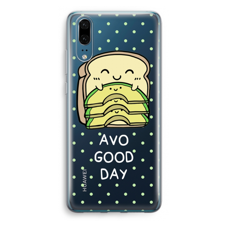 Avo Good Day: Huawei P20 Transparant Hoesje