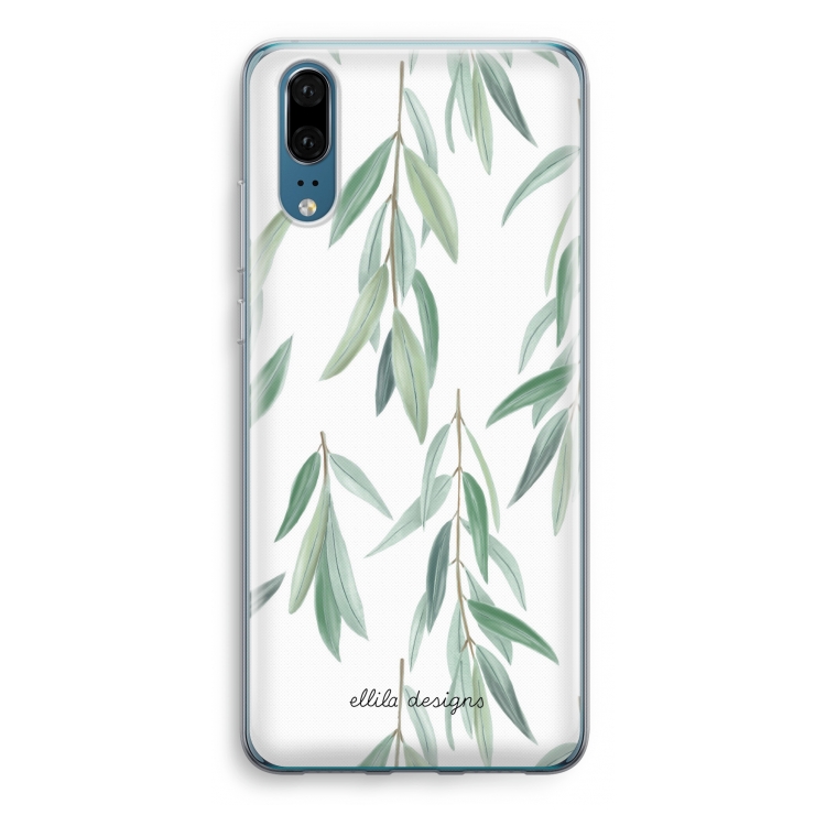 Branch up your life: Huawei P20 Transparant Hoesje