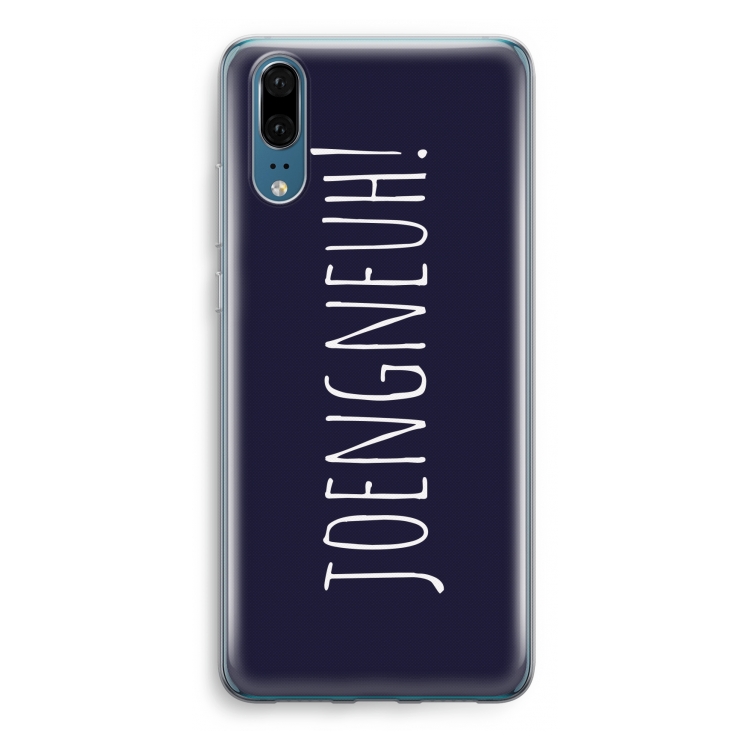 Joengneuh!: Huawei P20 Transparant Hoesje