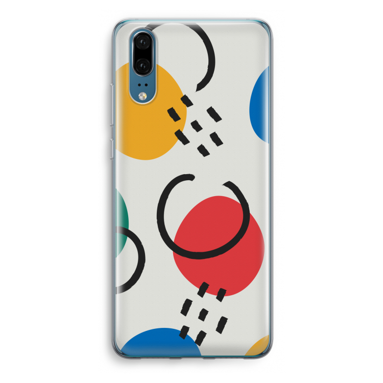 Illustratieve pop 3: Huawei P20 Transparant Hoesje