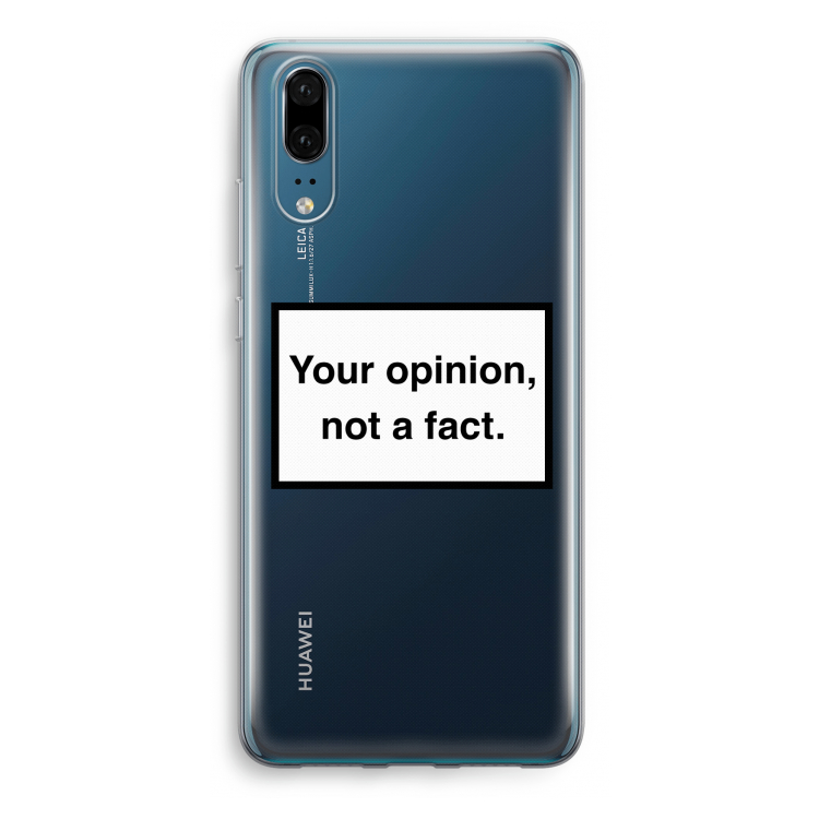 Your opinion: Huawei P20 Transparant Hoesje