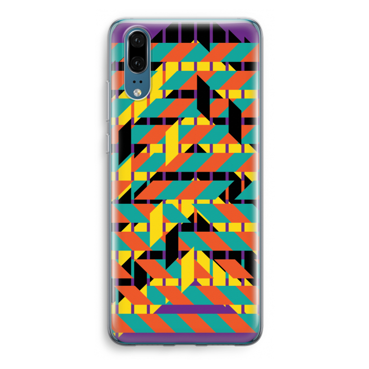 Skew Bee 2: Huawei P20 Transparant Hoesje