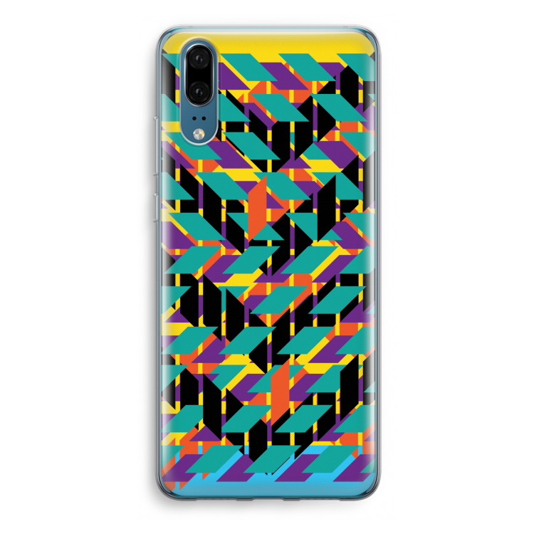 Skew Bee 1: Huawei P20 Transparant Hoesje