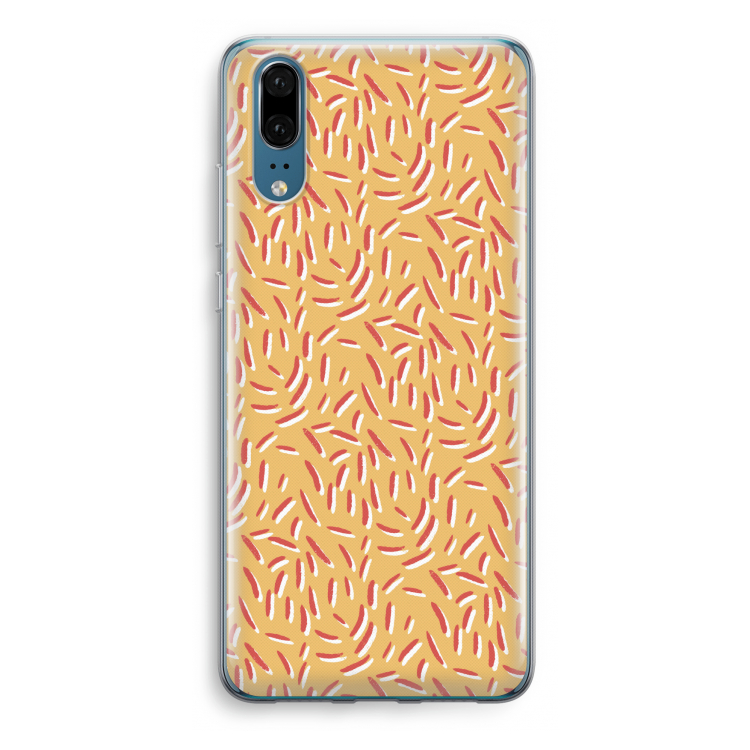 Camouflage: Huawei P20 Transparant Hoesje