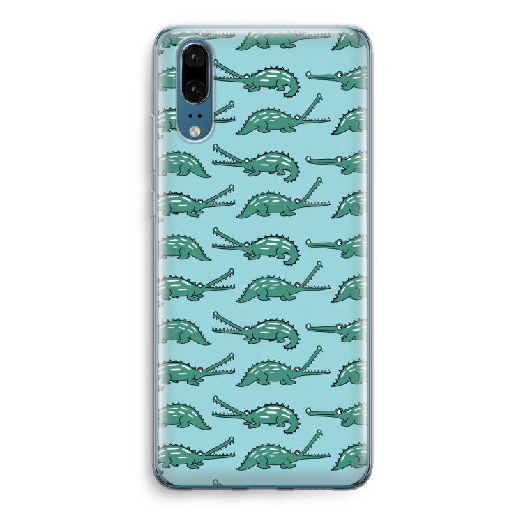 Kroko: Huawei P20 Transparant Hoesje