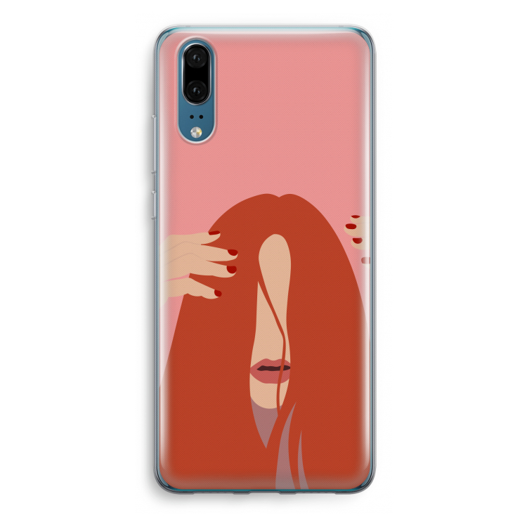 Woke up like this: Huawei P20 Transparant Hoesje