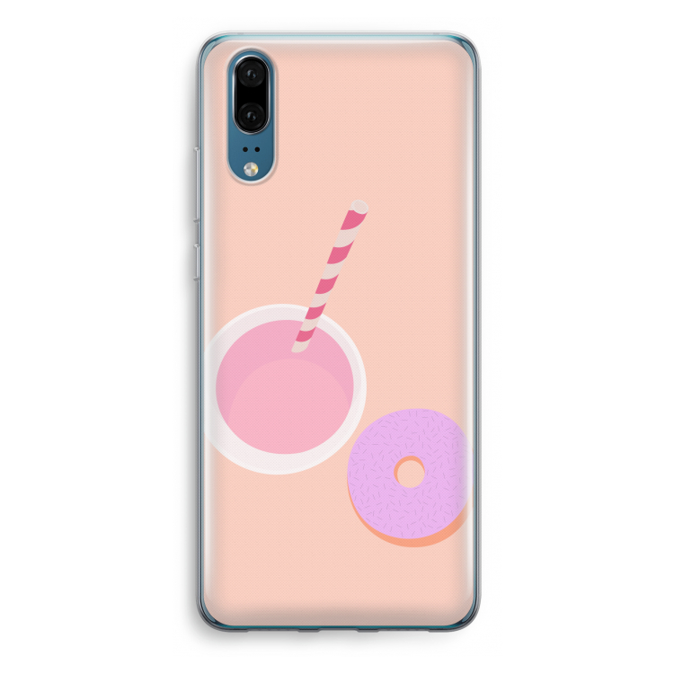 Donut: Huawei P20 Transparant Hoesje