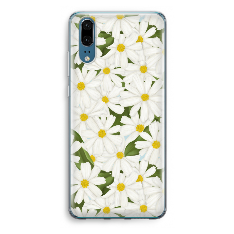 Summer Daisies: Huawei P20 Transparant Hoesje