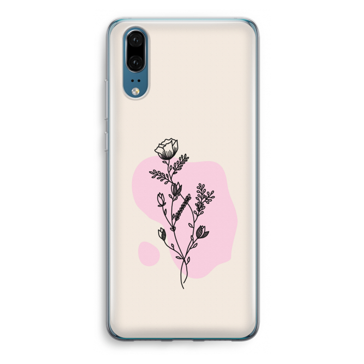Roses are red: Huawei P20 Transparant Hoesje