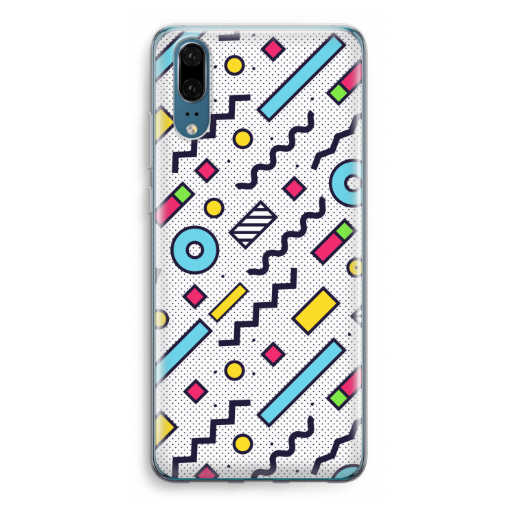 8-bit N°8: Huawei P20 Transparant Hoesje
