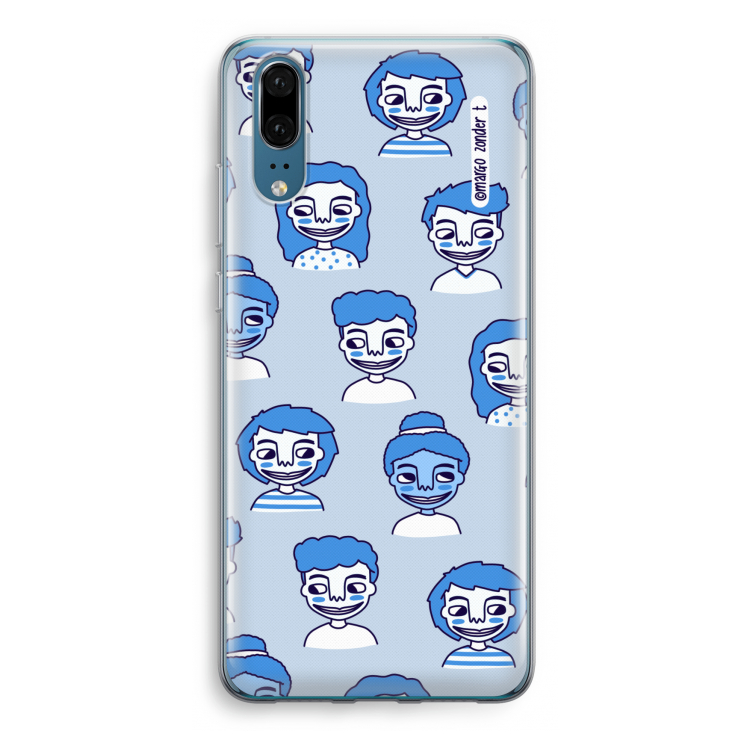 Gezichtjes: Huawei P20 Transparant Hoesje