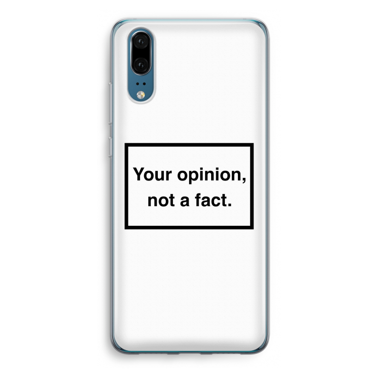 Your opinion: Huawei P20 Transparant Hoesje