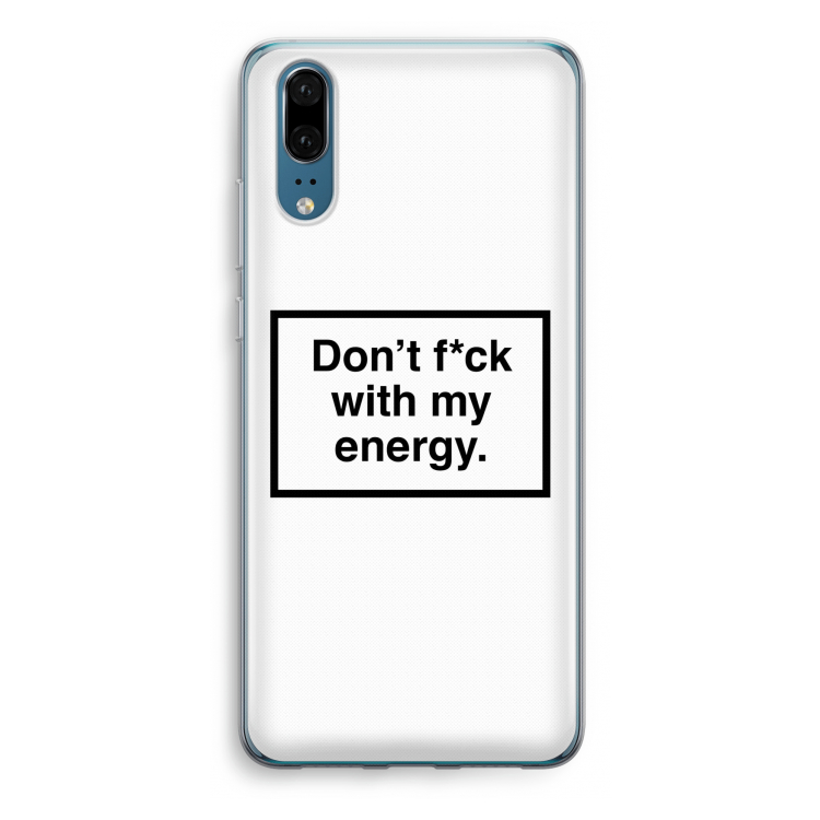 My energy: Huawei P20 Transparant Hoesje