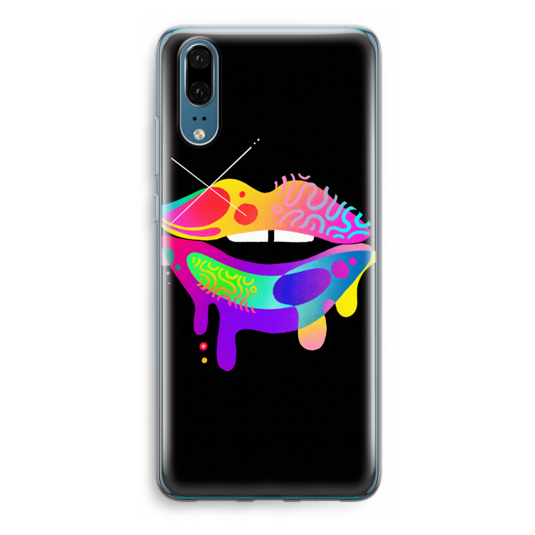 Lip Palette: Huawei P20 Transparant Hoesje