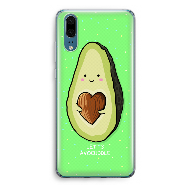 Avocuddle: Huawei P20 Transparant Hoesje