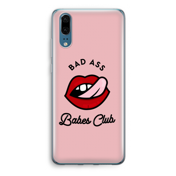 Badass Babes Club: Huawei P20 Transparant Hoesje