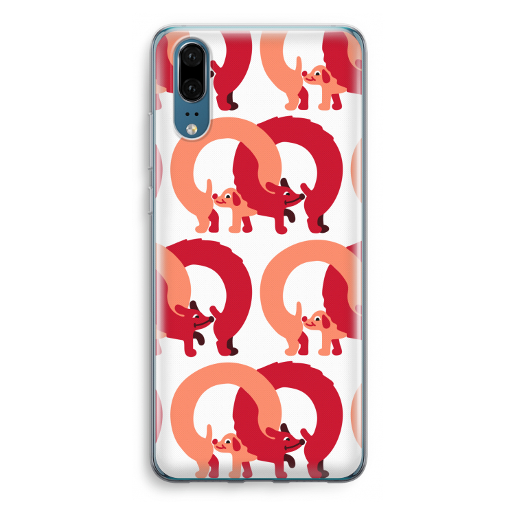Dogs: Huawei P20 Transparant Hoesje