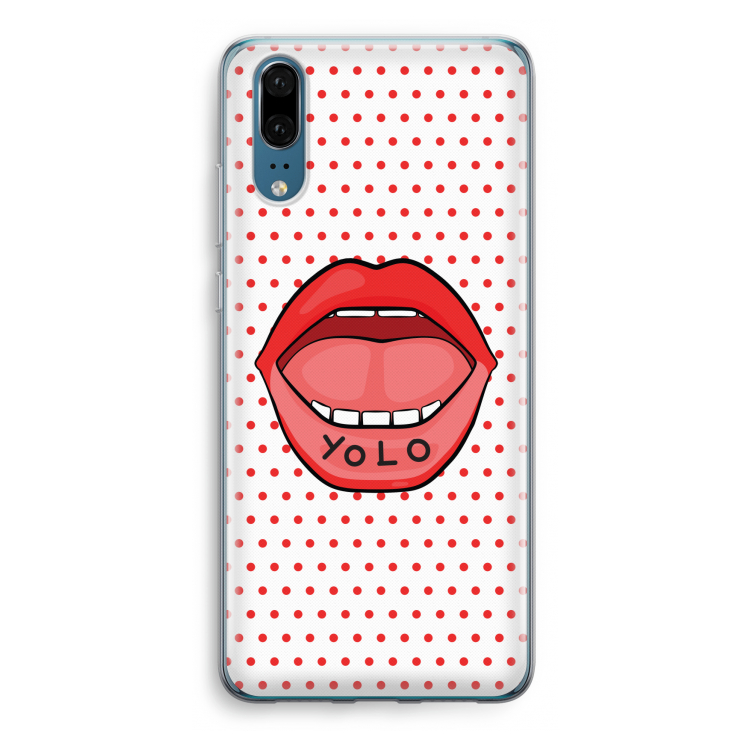 Yolo Denise: Huawei P20 Transparant Hoesje