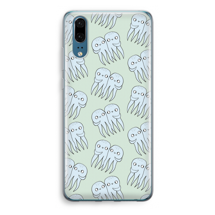 Octopussen: Huawei P20 Transparant Hoesje