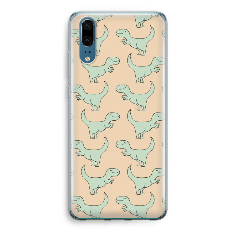 Dinos: Huawei P20 Transparant Hoesje