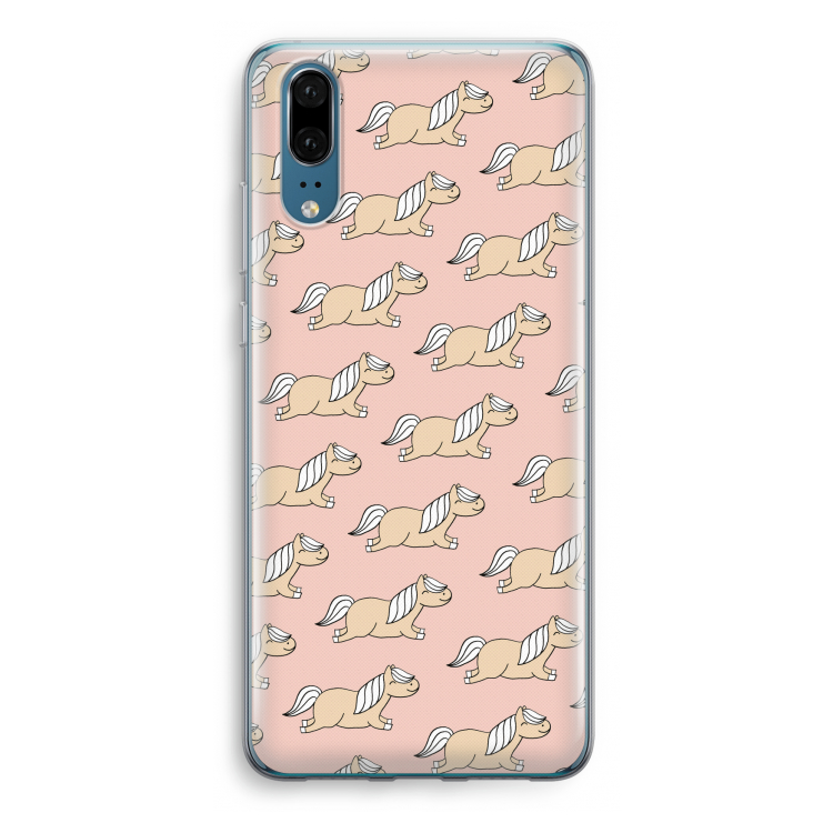 Ponys: Huawei P20 Transparant Hoesje