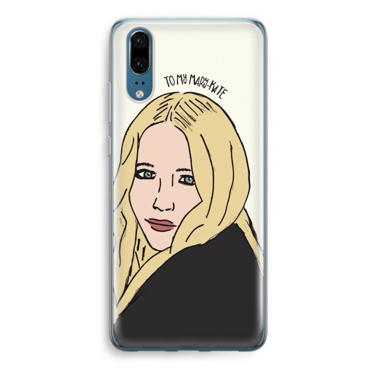 Mary Kate: Huawei P20 Transparant Hoesje