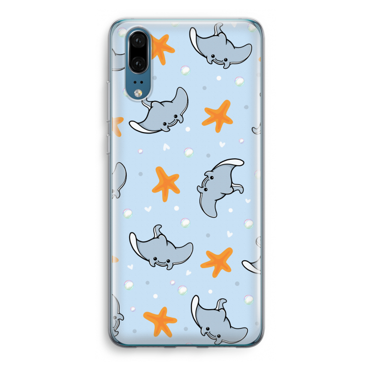 Manta: Huawei P20 Transparant Hoesje