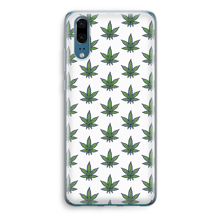Weed: Huawei P20 Transparant Hoesje