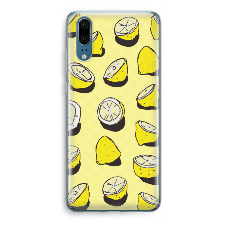 When Life Gives You Lemons...: Huawei P20 Transparant Hoesje