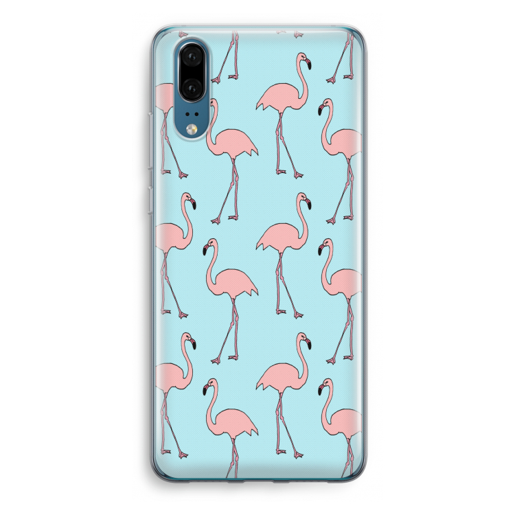 Anything Flamingoes: Huawei P20 Transparant Hoesje