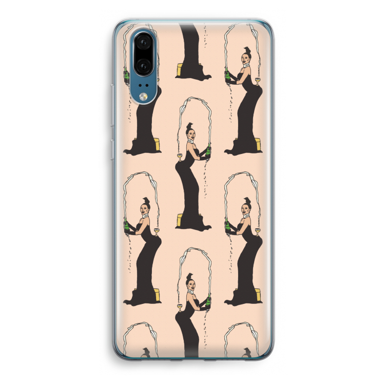 Pop Some Kim: Huawei P20 Transparant Hoesje