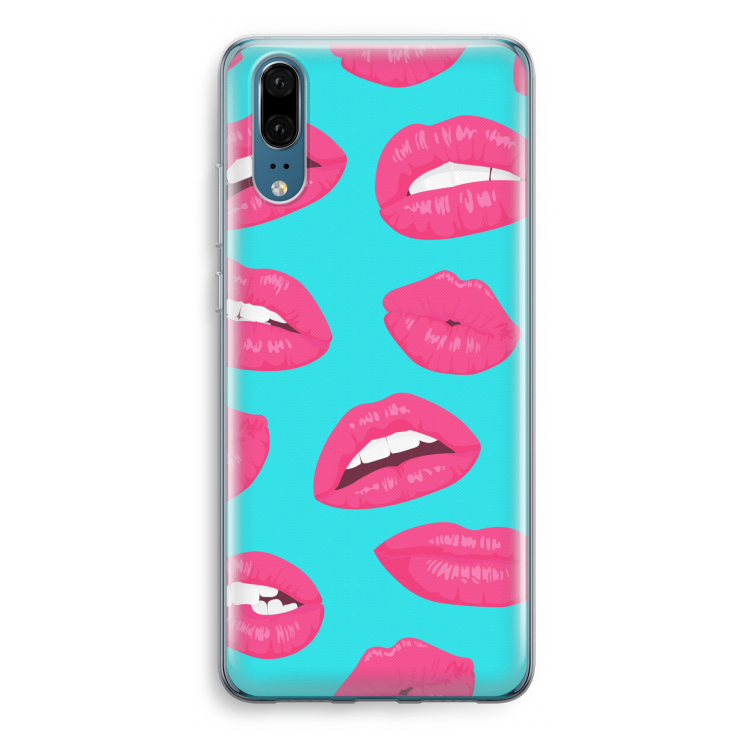 Bite my lip: Huawei P20 Transparant Hoesje
