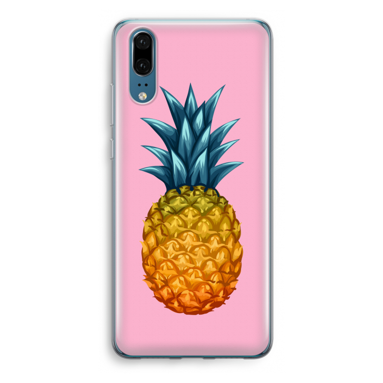 Grote ananas: Huawei P20 Transparant Hoesje