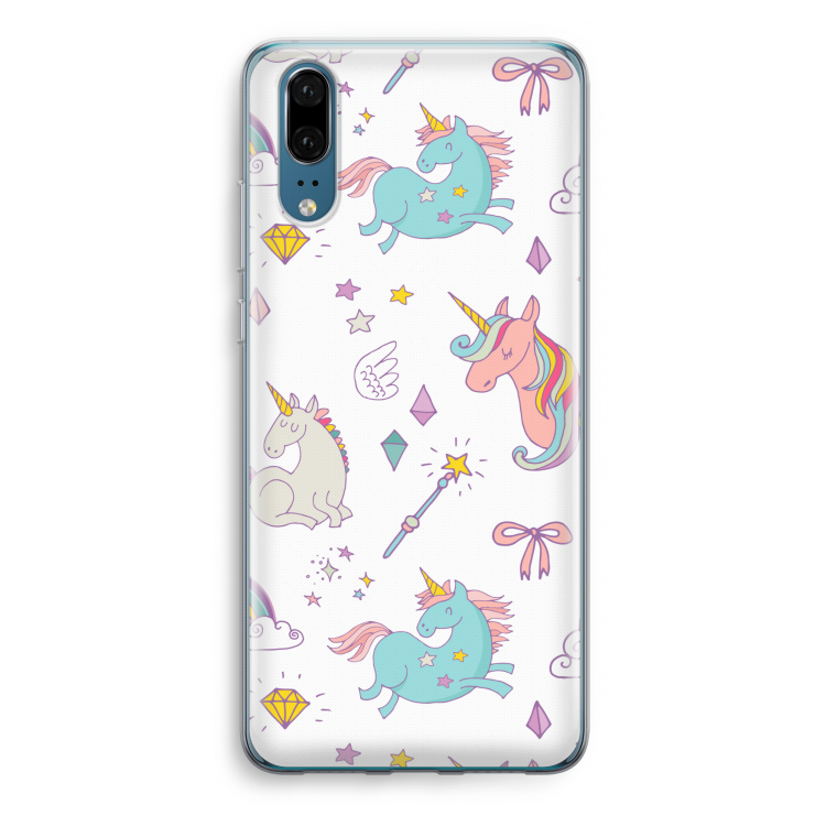 Fantasiewereld: Huawei P20 Transparant Hoesje
