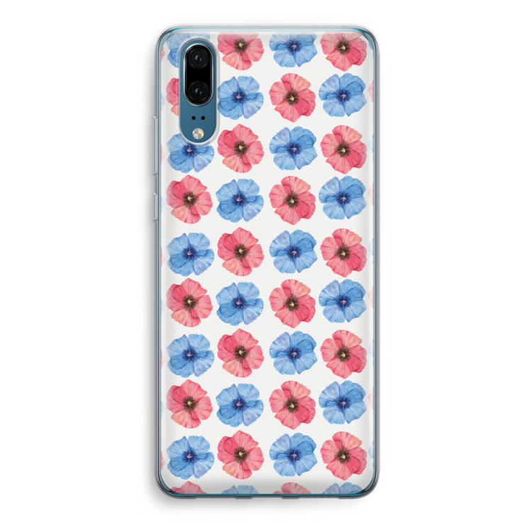Klaproosjes: Huawei P20 Transparant Hoesje
